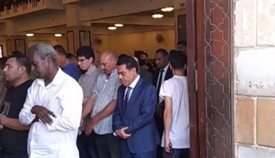 بحضور الخطيب وسيد عبد الحفيظ.. أعضاء مجلس إدارة الأهلي يشاركون في جنازة عم محمد الجارحي| بث مباشر