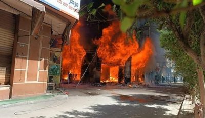 إصابة شخصين في حريق كافيه بمنطقة سدش بالإسكندرية.. والحماية المدنية تسيطر| بث مباشر
