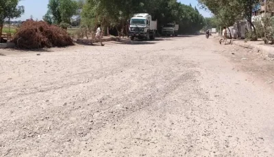 أهالي بقنا: بعد مرور المحافظ على طريق الصالحية المتهالك لمتابعة شادر الأربعين: خربتوا الطبخة على “ميلم ملح”